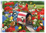 Land of the Free - Patriotic Mail Box - 500 Piece Puzzle