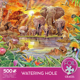 Watering Hole - 500 Piece Foil Puzzle
