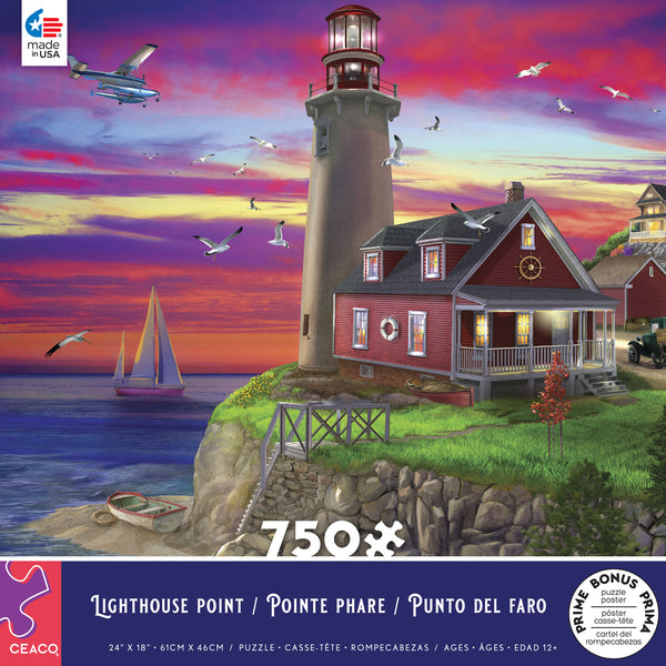Lighthouse Point - 750 Piece Puzzle