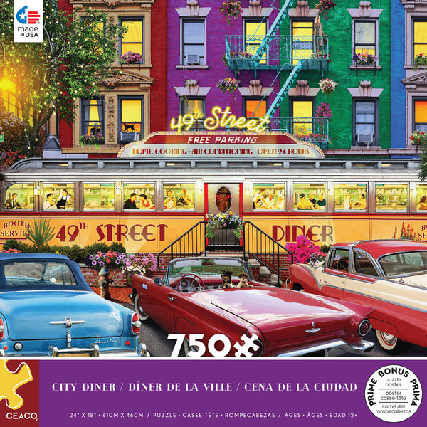 City Diner - 750 Piece Puzzle