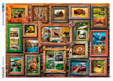 Rustic Lodge - Rustic Frames - 1000 Piece Puzzle
