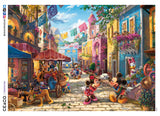 Thomas Kinkade Disney - Mickey and Minnie in Mexico - 1000 Piece Puzzle