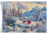 Thomas Kinkade Disney - Beauty & the Beast Winter Enchantment - 1000 Piece Puzzle