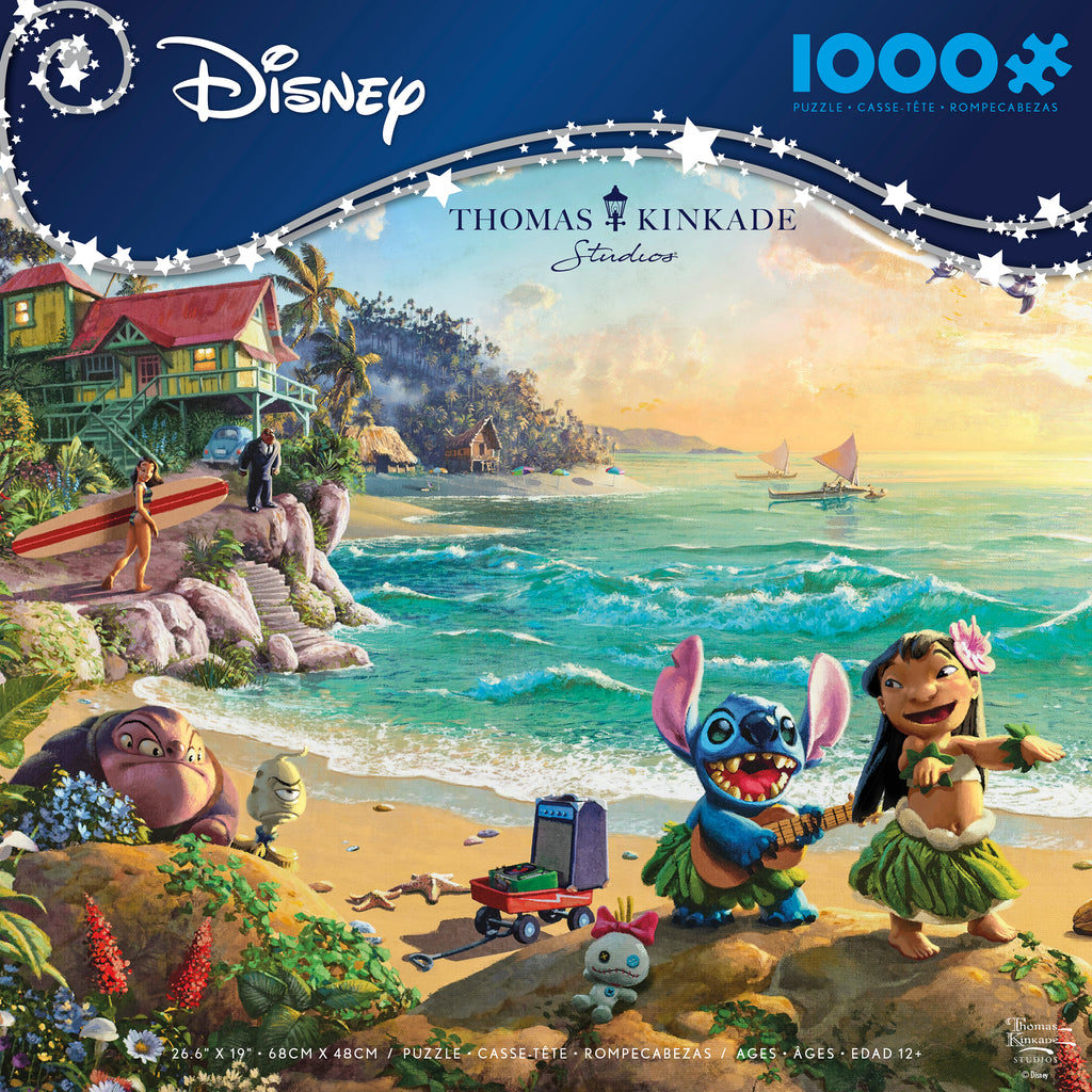 Thomas Kinkade Disney - Lilo and Stitch - 1000 Piece Puzzle – Ceaco.com