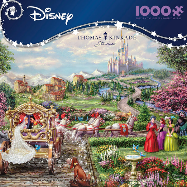 Thomas Kinkade Disney - Cinderella Happily Ever After- 1000 Piece Puzzle