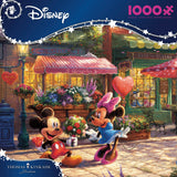 Thomas Kinkade Disney - Mickey and Minnie Sweetheart Cafe - 1000 Piece Puzzle