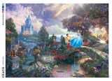 Thomas Kinkade Disney - Cinderella Wishes Upon a Dream- 1000 Piece Puzzle