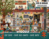 EZ 2 Hold - Cat Cafe - 1000 Oversized Piece Puzzle