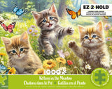 EZ 2 Hold - Kittens in the Meadow - 1000 Oversized Piece Puzzle