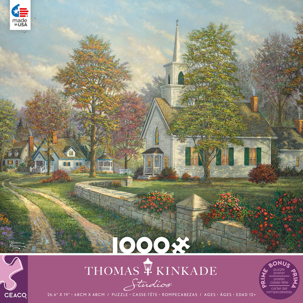 Thomas Kinkade - Serenity Chapel - 1000 Piece Puzzle