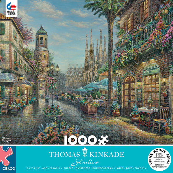 Thomas Kinkade - Spanish Cafe - 1000 Piece Puzzle