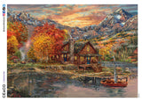 Thomas Kinkade - A Perfect Fall Day - 1000 Piece Puzzle