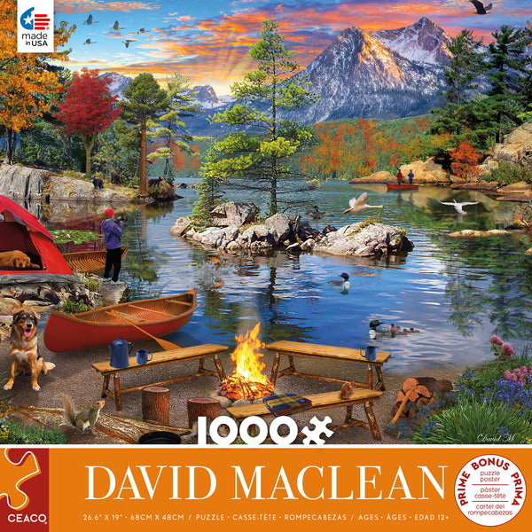 David Maclean - Fishing with My Son - 1000 Piece Puzzle