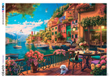 Sunset on Lake Como - 1000 Piece Puzzle