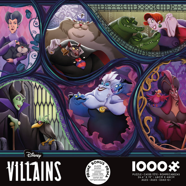 Ceaco Disney Villains Jigsaw Puzzle, 2000 Pieces, 1 - Gerbes Super Markets
