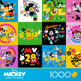 Disney Fine Art - Mickey's Positive Pop Collage- 1000 Piece Puzzle