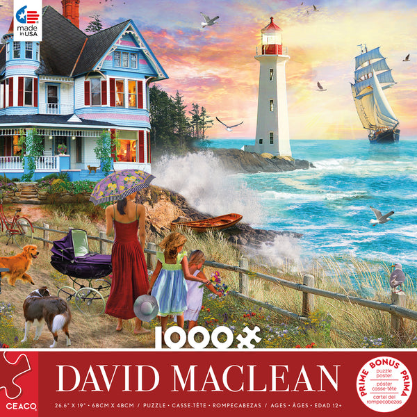 David Maclean - Picking Wildflowers - 1000 Piece Puzzle