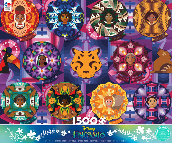 Disney - Encanto Mandala- 1500 Piece Puzzle