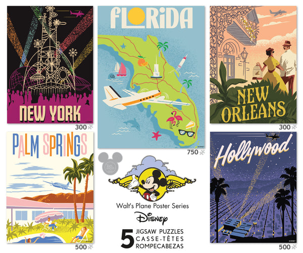 Disney - Walt's Planes Posters - 5 in 1 Multipack