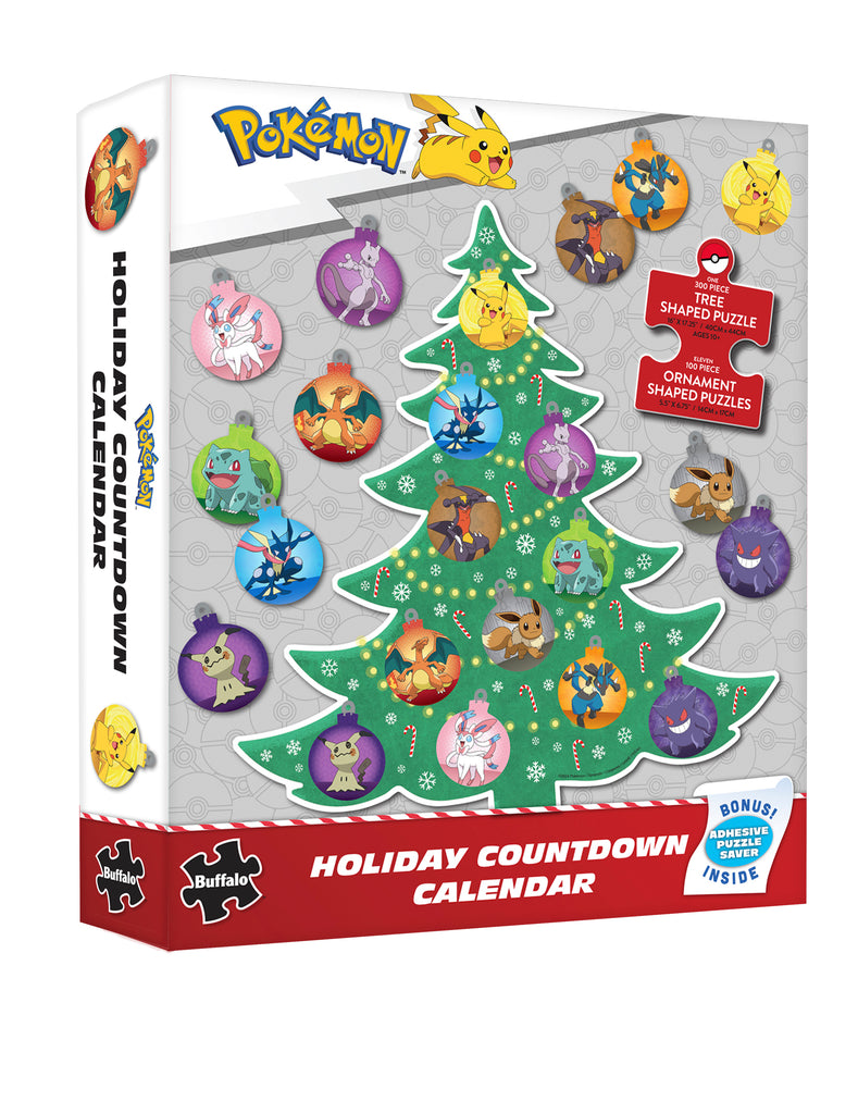 Pokemon Holiday Countdown Calendar 12 puzzle set