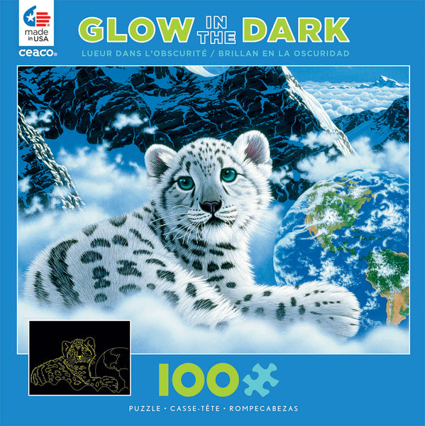 Glow-in-the-Dark - Bed of Clouds -100 Piece Puzzle