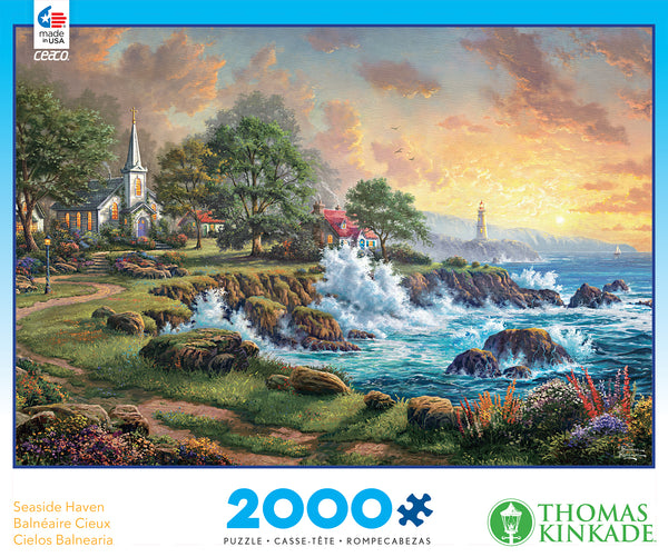 Thomas Kinkade - Seaside Haven - 2000 Piece Puzzle