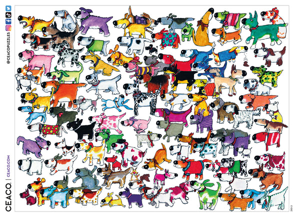 Lot 3 100 Piece Jigsaw Puzzles Kids Corgi Dogs Cats Puppies