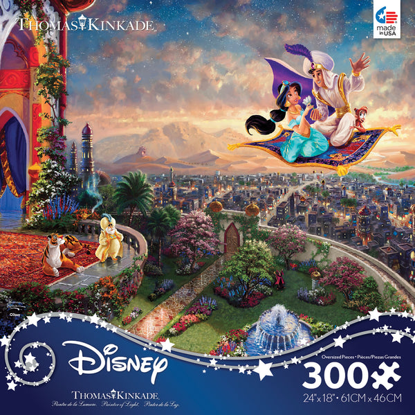 Thomas Kinkade Disney - Aladdin - 300 Oversized Piece Puzzle