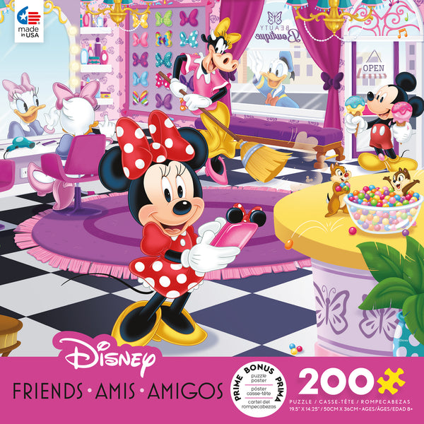 Disney Friends - Minnie's Bowtique- 200 Piece Puzzle