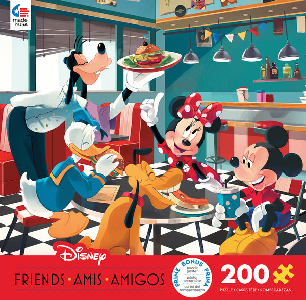 Disney Friends - 100 Years of Wonder - 200 Piece Puzzle –