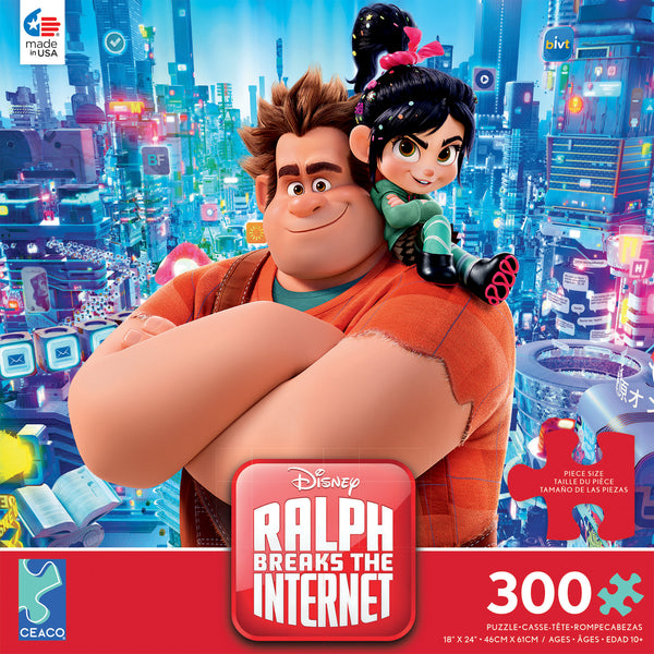 Disney 300 Oversized Pieces - Ralph Breaks the Internet - 300 Piece Puzzle