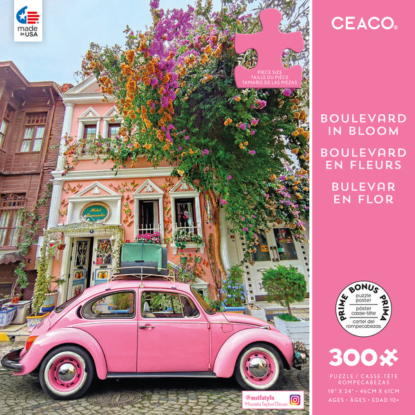 Scenic Photography - Boulevard in Bloom - 300 Piece Puzzle