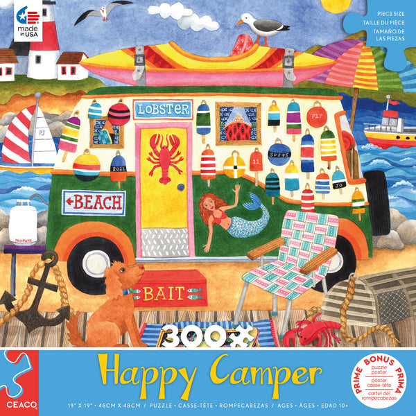 Happy Camper - Lake Camper - 300 Piece Puzzle –