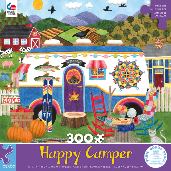 Happy Camper - Green Mountain Camper - 300 Piece Puzzle