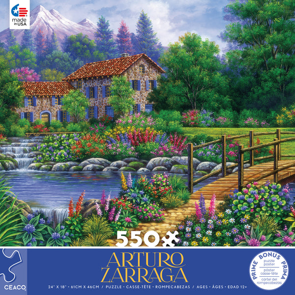 Arturo Zarraga - Cascade House - 550 Piece Puzzle