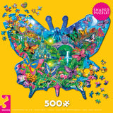 Puzzle Shapes - Butterfly - 500 Piece Puzzle