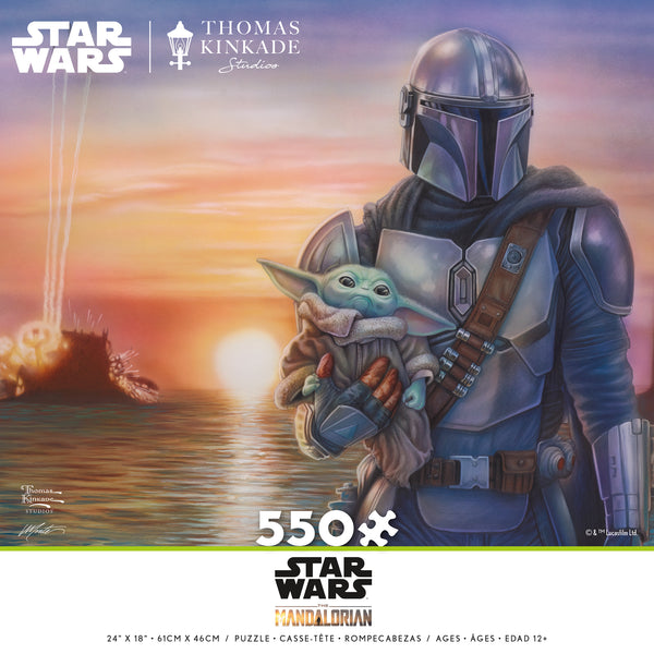 Thomas Kinkade Studios - Star Wars Mandalorian - A New Direction - 550 Piece Puzzle