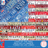 Land of the Free - USA License Plates - 550 Piece Puzzle