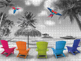 Color Splash - Beach Chairs - 750 Piece Puzzle
