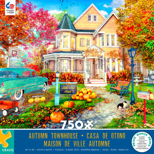 Dominic Davison - Autumn Townhouse - 750 Piece Puzzle