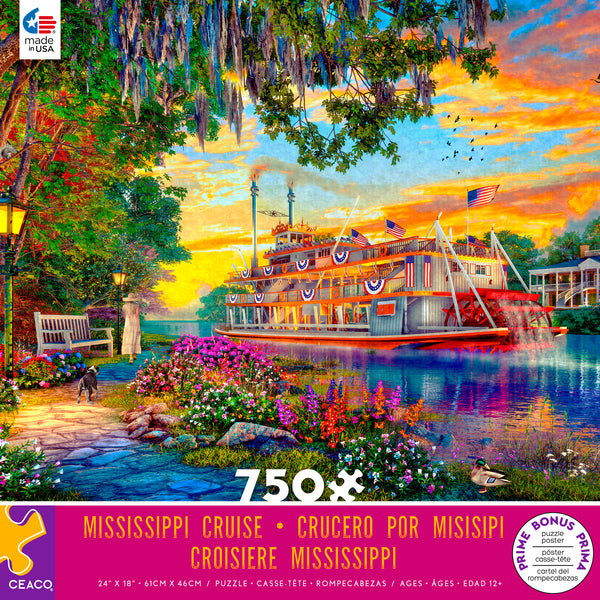 Dominic Davison - Mississippi Cruise - 750 Piece Puzzle