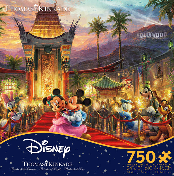 750/1000-Piece Thomas Kinkade Disney Puzzle