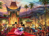 Thomas Kinkade Disney - Mickey and Minnie Hollywood - 750 Piece Puzzle