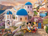 Thomas Kinkade Disney - Mickey and Minnie In Greece- 750 Piece Puzzle