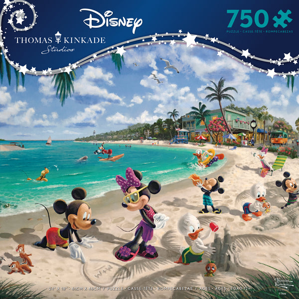 Thomas Kinkade Disney Mickey and Minnie in Florida puzzle