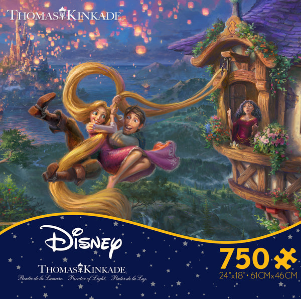 Thomas Kinkade Disney - Tangled - 750 Piece Puzzle