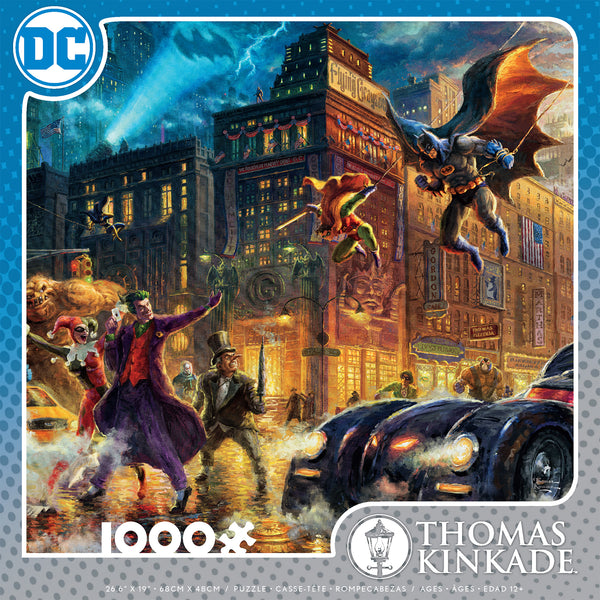DC Comics Thomas Kinkade - Gotham City - 1000 Piece Puzzle
