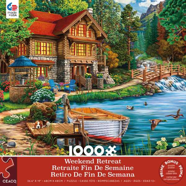 Weekend Retreat - It's a Dog's Life - 1000 Piece Puzzle