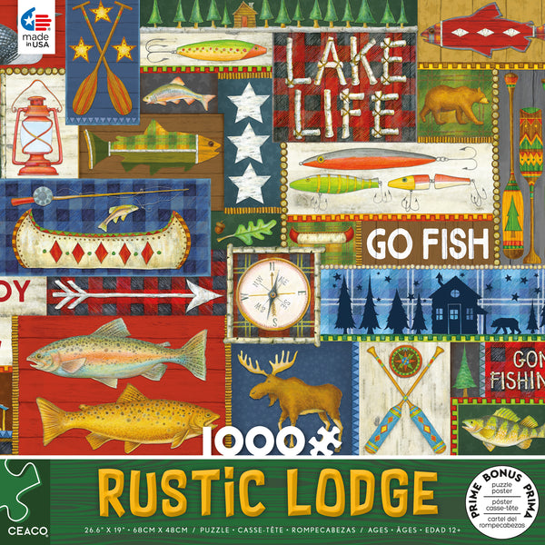 Rustic Lodge - Lake Life - 1000 Piece Puzzle