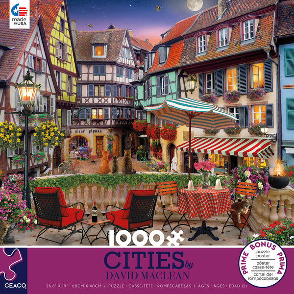 David Maclean Cities - A Romantic Evening in Austria - 1000 Piece Puzzle